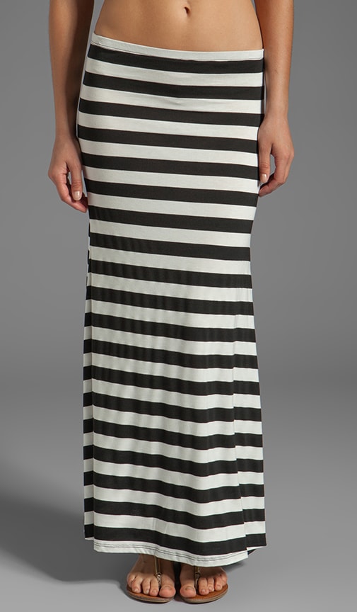 Stripe Maxi Skirt