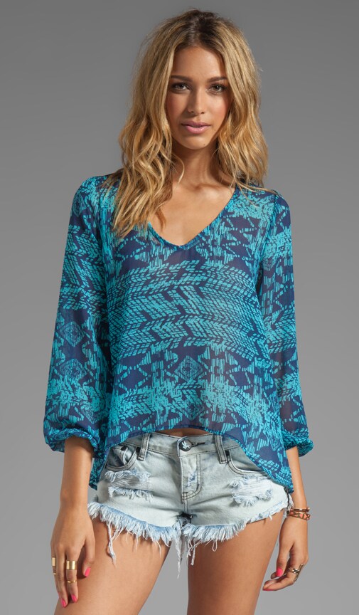 Tribal Print Blouse
