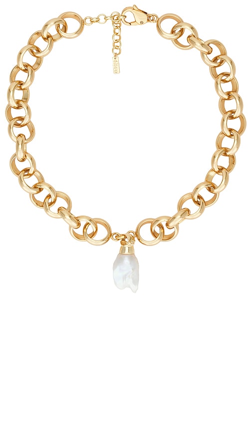 Eliou Laila Necklace in Gold Plated & Pearl