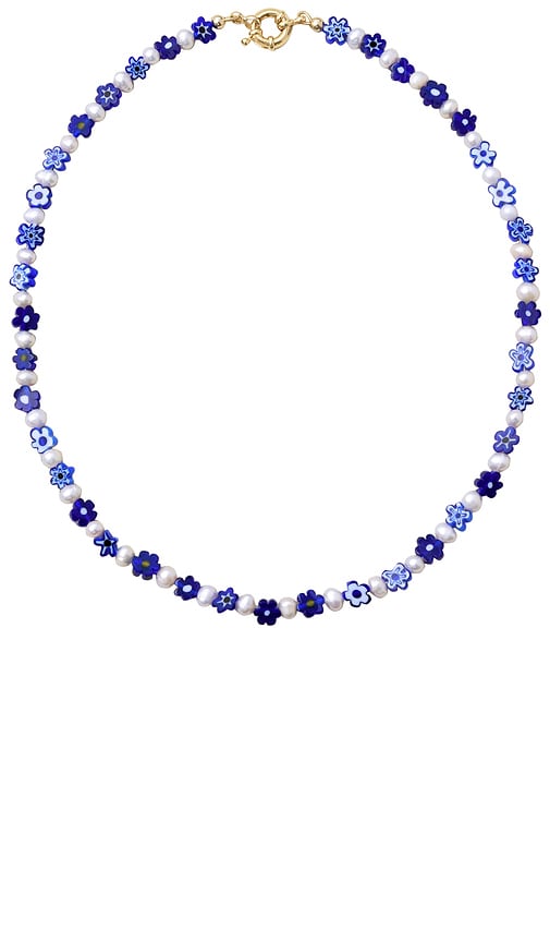 Eliou Corinna Necklace in Freshwater Pearl & Millefiori