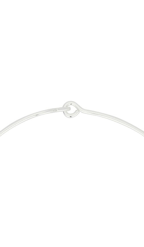  Eliou Halskette Fossil In Metallic Silver. 