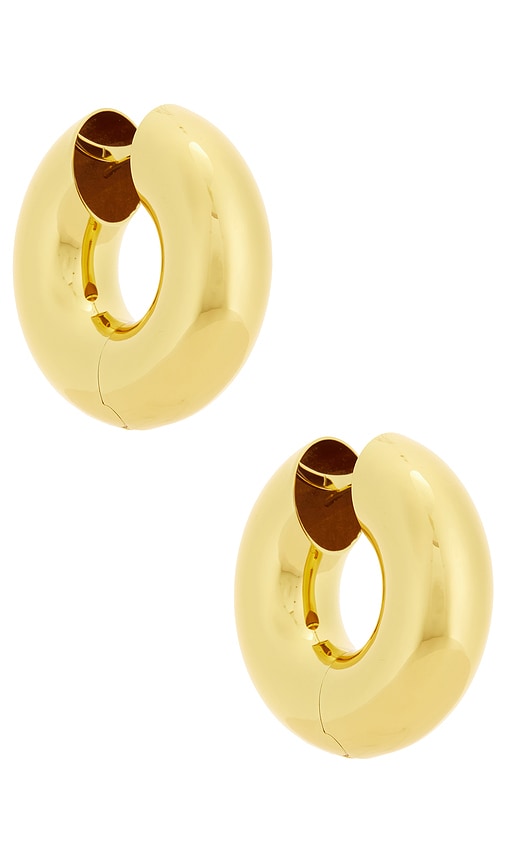 Eliou Jumbo Devon Hoop Earrings In Gold