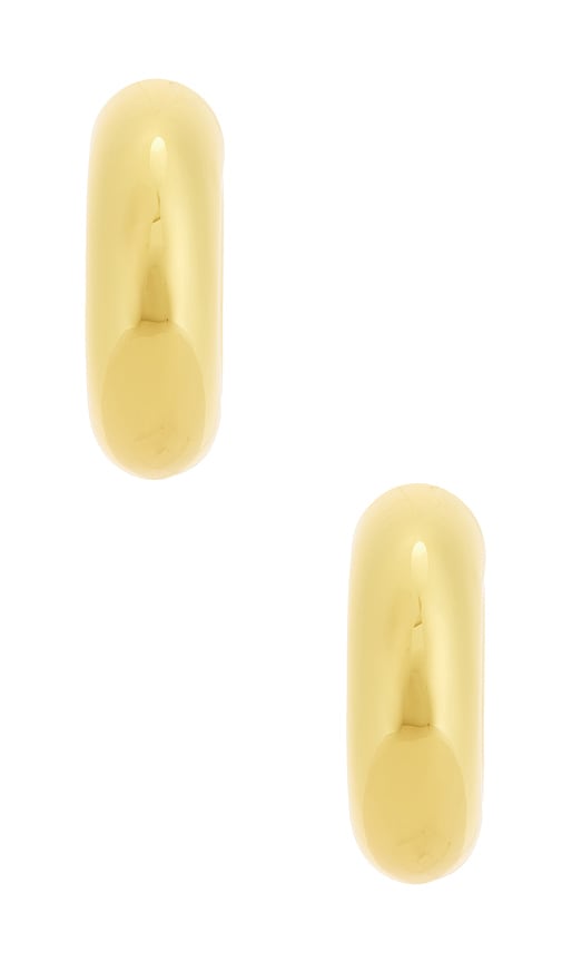  Eliou Creolen Jumbo Devon Hoops In Metallic Gold. 