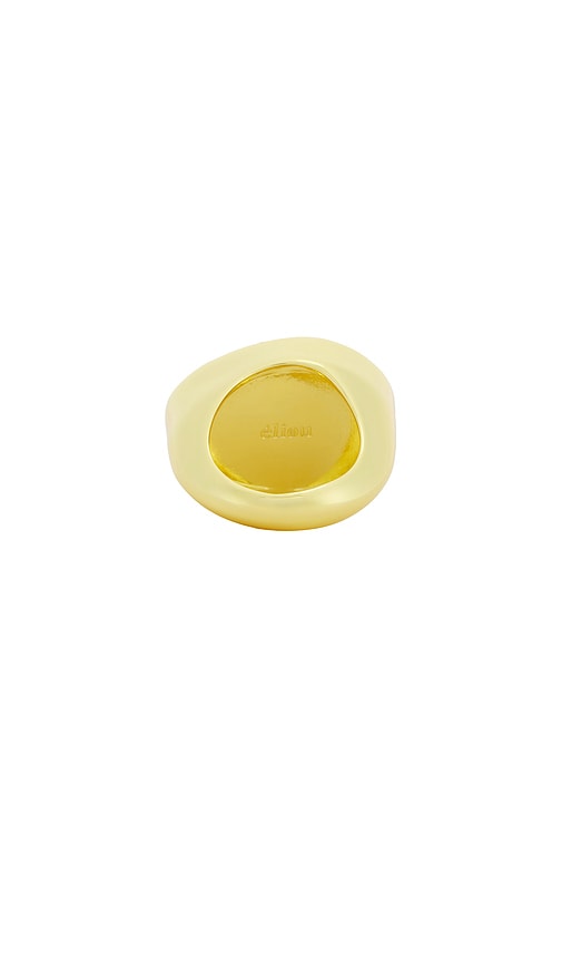  Eliou Statement-ring Coqui In Metallic Gold. Größe 6. Also In 7, 8. 