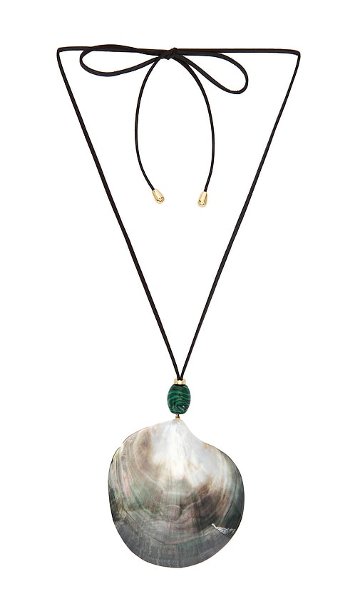 Eliou Do Mar Wrap Necklace in Brown.