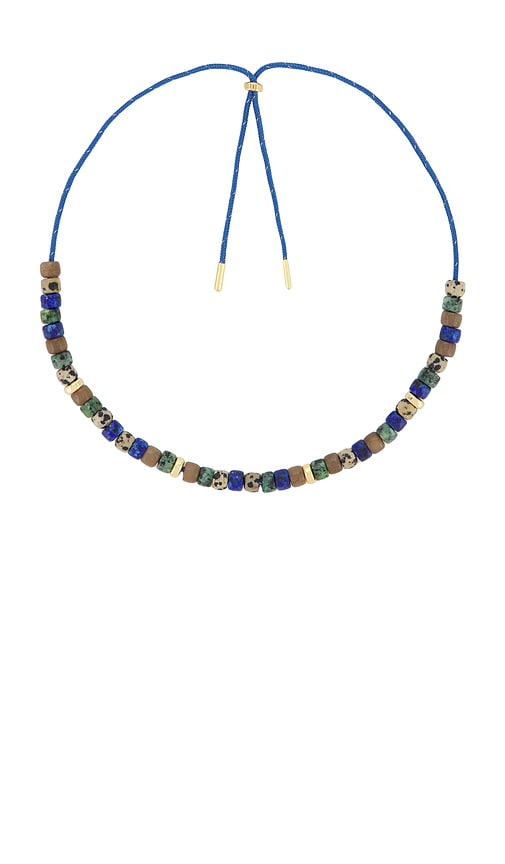 Eliou Pia Necklace in Blue.