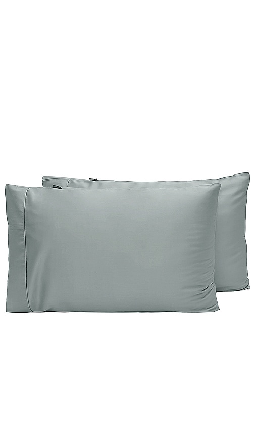 Ettitude Standard Signature Sateen Pillowcase Set In Sage