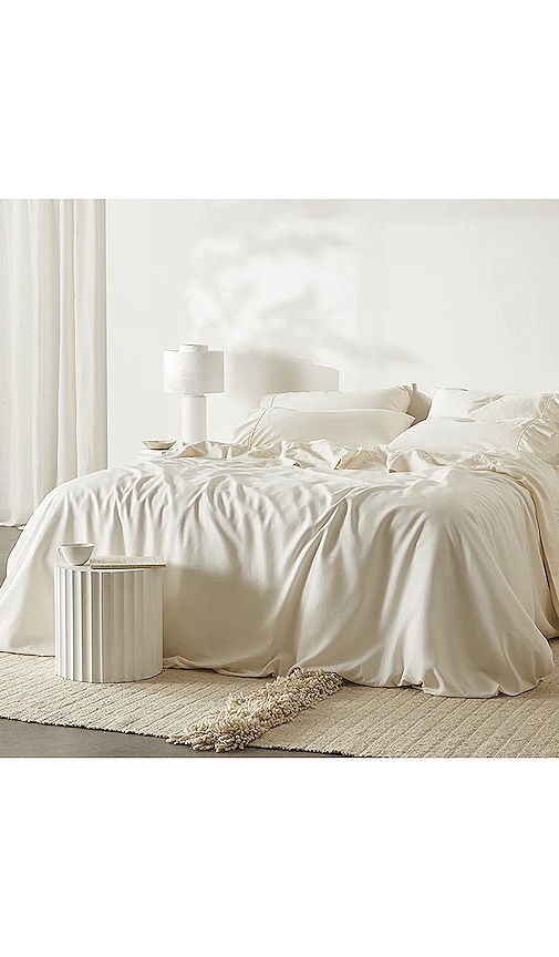  Ettitude Bettbezug Linen+ Duvet Cover In White. 