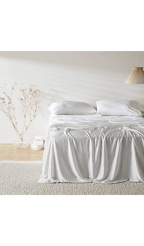  Ettitude Kissenhüllen-set Signature Sateen Pillowcase Set In White. 