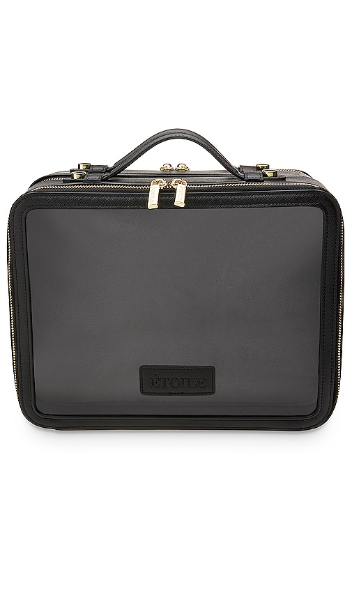 Etoile Collective Large Twin Cosmetic Case In Black