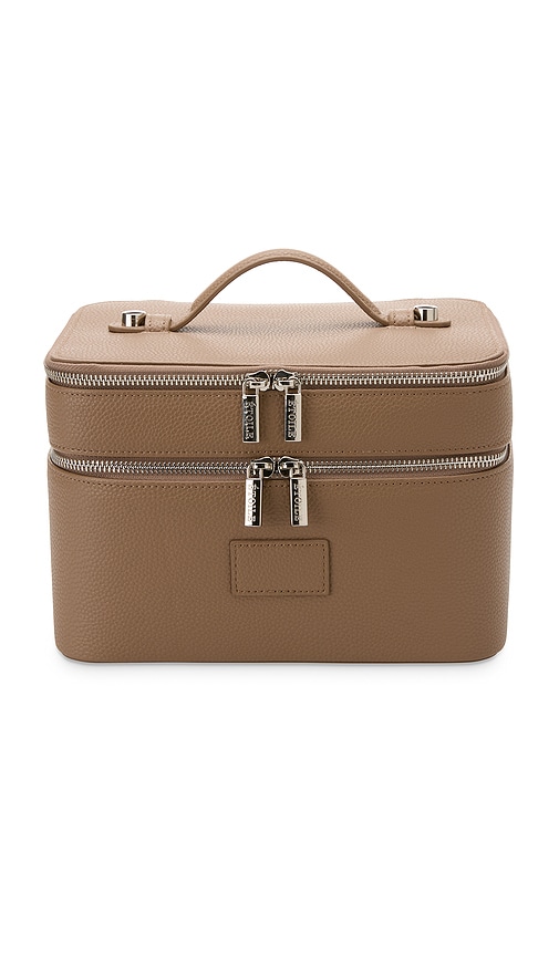 x Revolve Duo Vanity Case in Cappuccino.