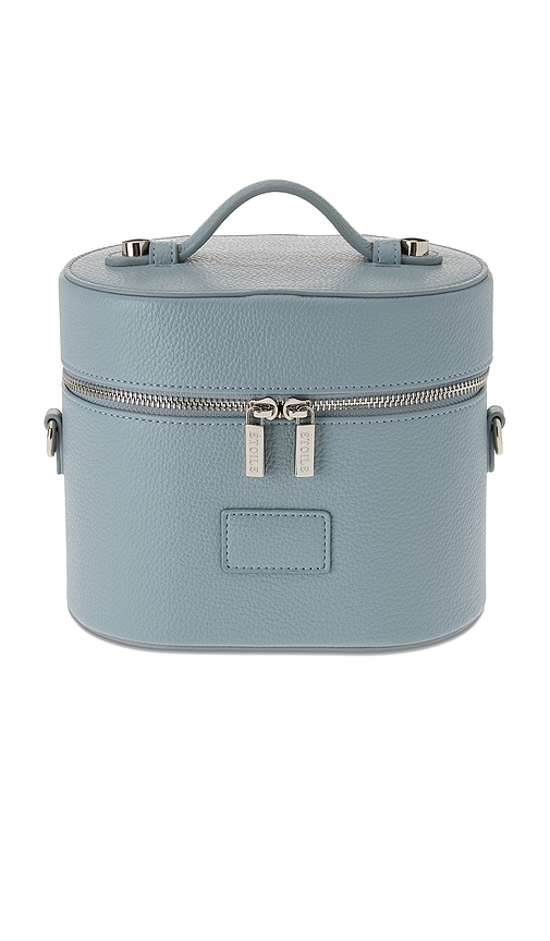 Oval Toiletry Case in Robin Blue.