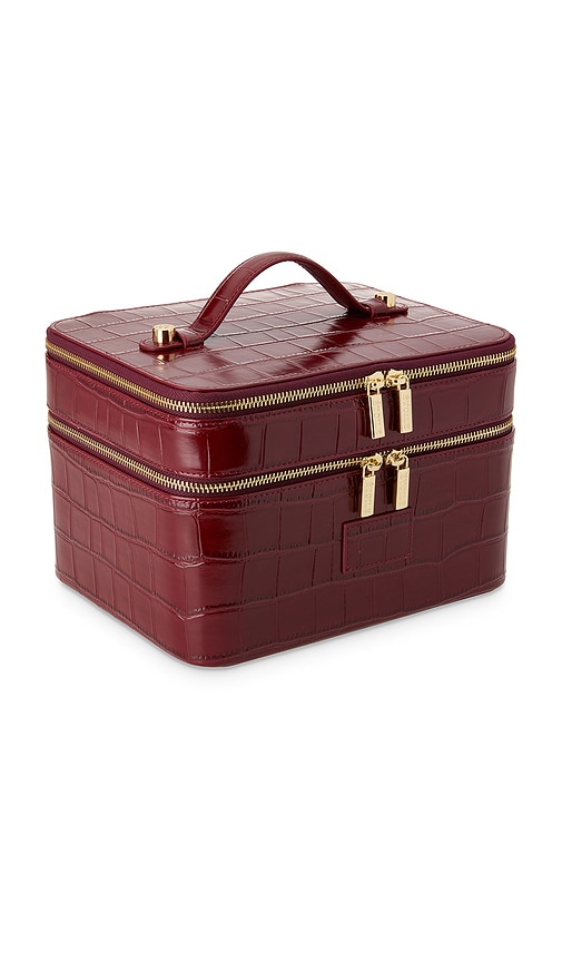 Etoile Collective X Revolve Duo Vanity Case In Burgundy