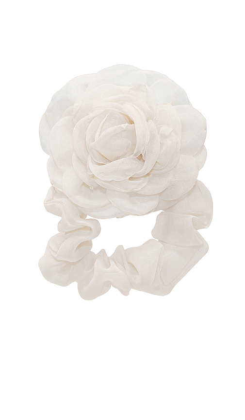 Emi Jay Camellia Scrunchie in Oyster | REVOLVE display picture 1