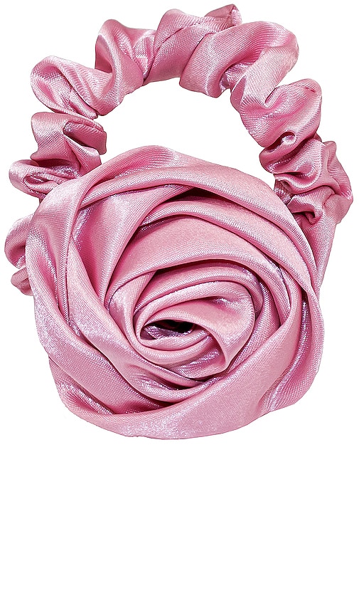 Emi Jay Rosette Scrunchie in Pink