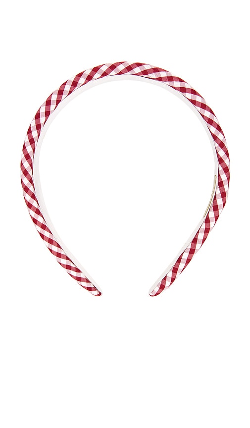 Emi Jay Halo Headband In Red