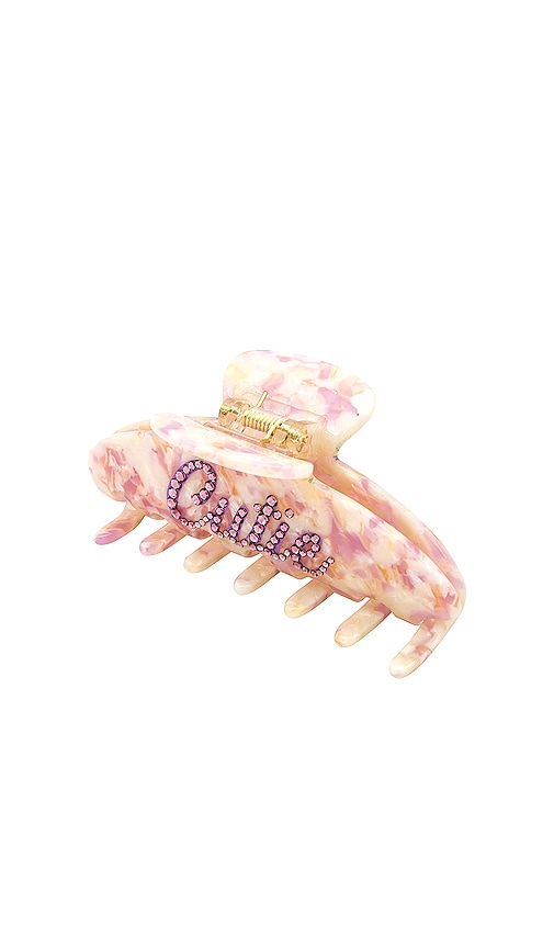 Emi Jay x REVOLVE Cutie Big Effing Clip in Rose Shell & Lavender