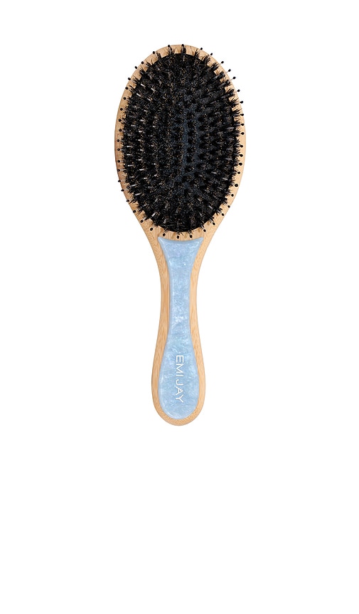 Shop Emi Jay Flat Brush In Blue Sugar
