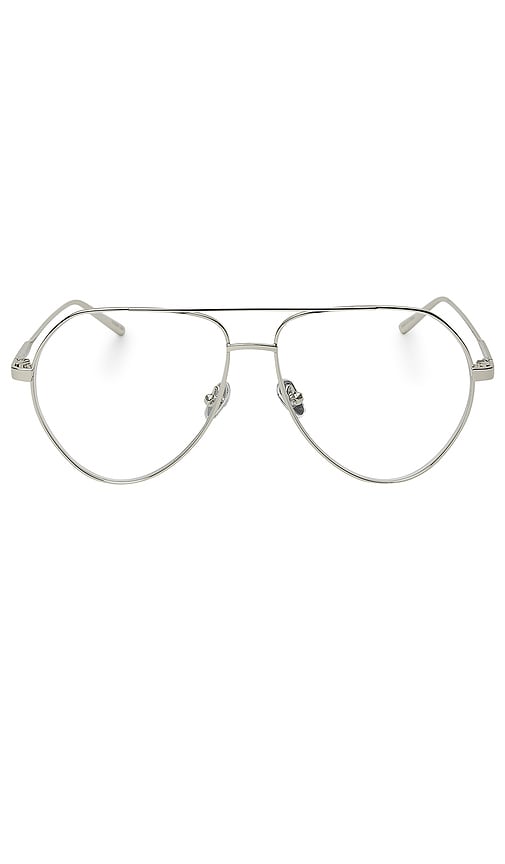 Elisa Johnson Sammy Eyeglasses In Silver Metal