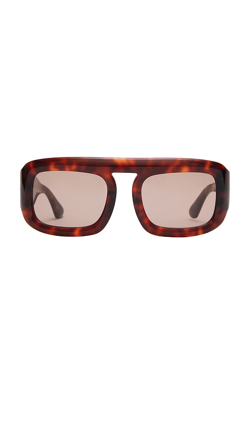 Aries Sunglasses in Brown.