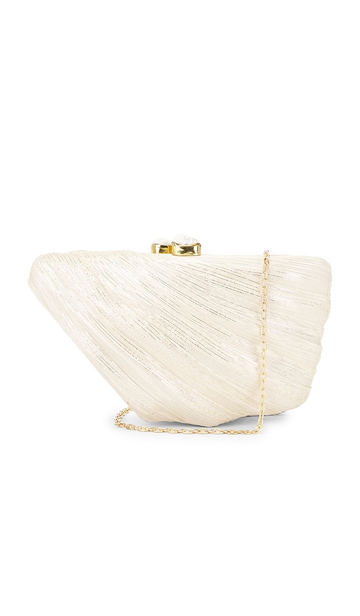 Emm Kuo Saline Fan Shaped Evening Clutch