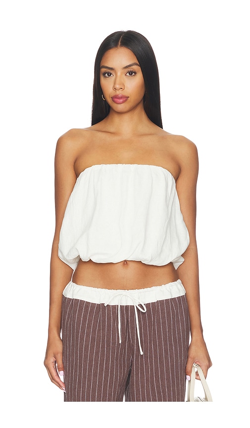 Elce Gale Top In White