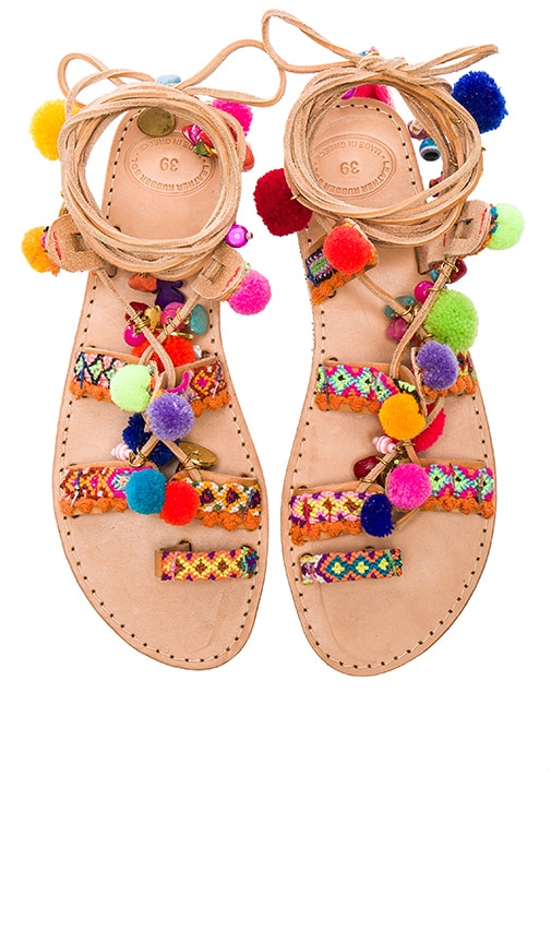 Elina Linardaki Penny Lane Sandal in Multi | REVOLVE