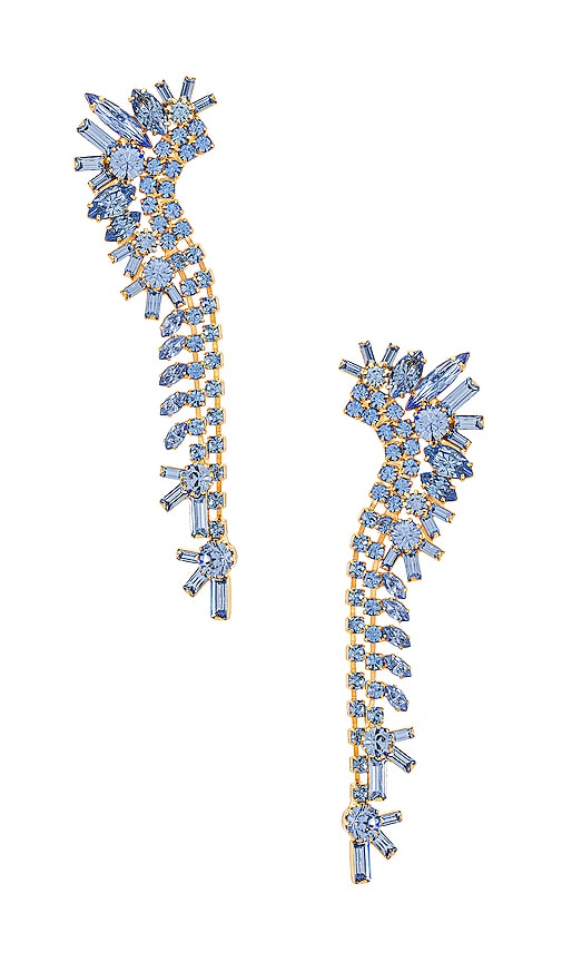 Elizabeth Cole Maisie Earrings In Light Sapphire