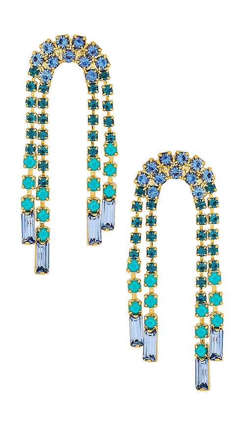 Elizabeth Cole Asa Earrings in Sunny Turquoise
