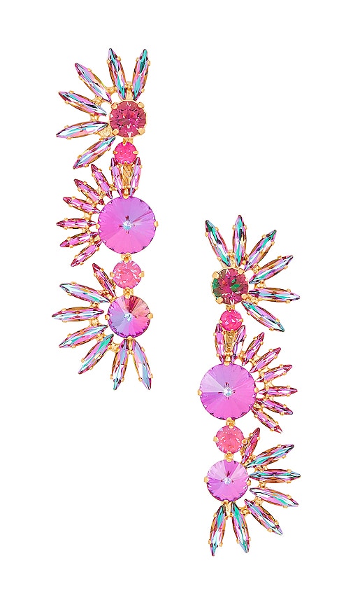 Elizabeth Cole Livy Earrings In Pink