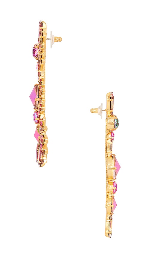 Shop Elizabeth Cole Livy Earrings In Pink