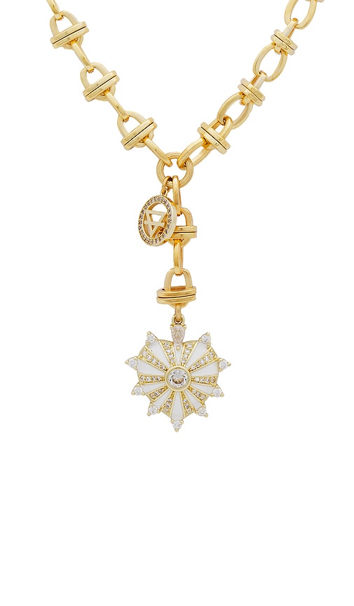 Shop Elizabeth Cole Melina Necklace In 金色