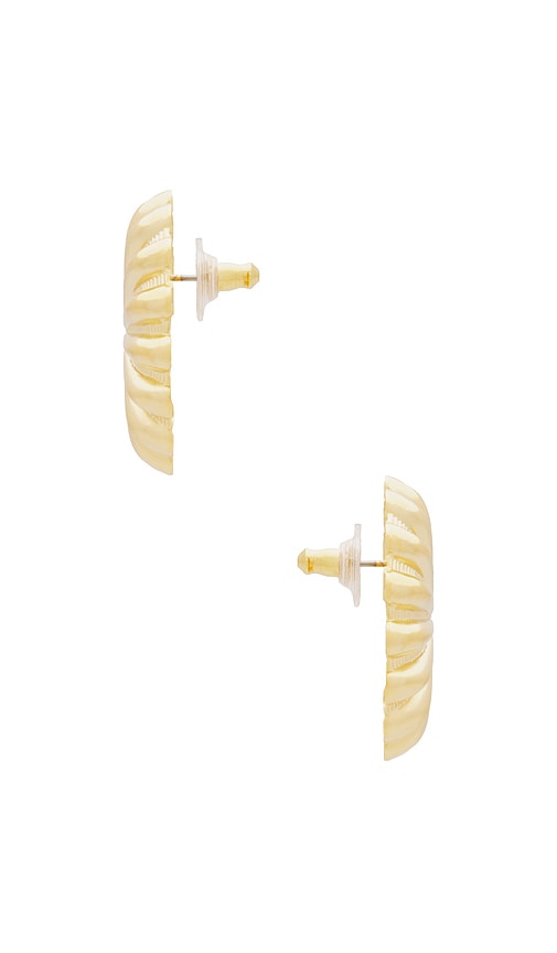 Shop Elizabeth Cole Amira Earrings In 金色