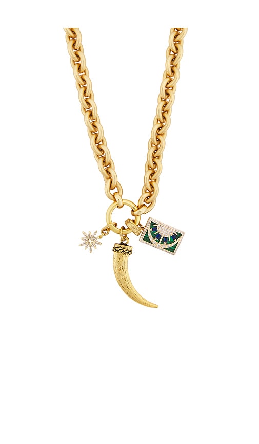 Shop Elizabeth Cole Kaida Necklace In Gold