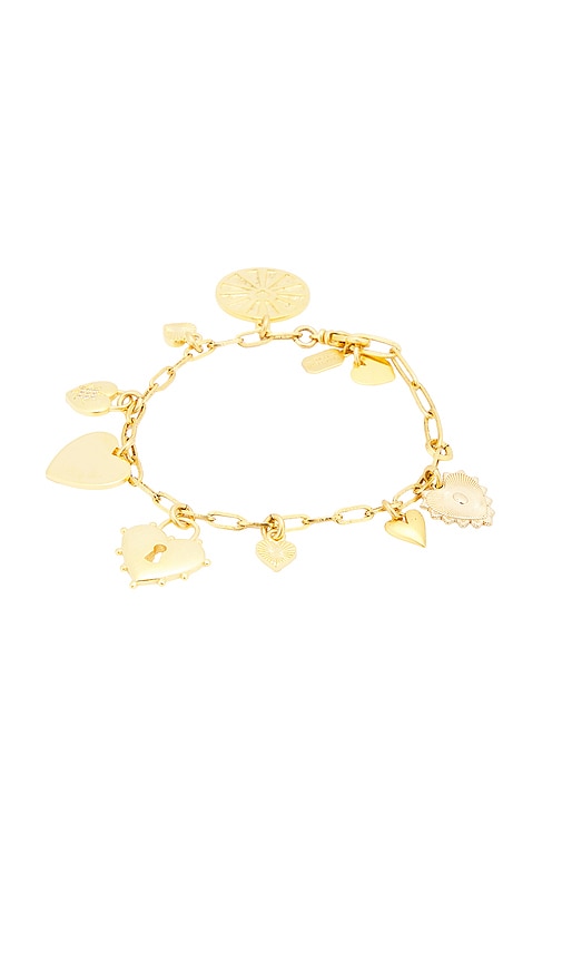 Elizabeth Cole Chandra Bracelet In Gold