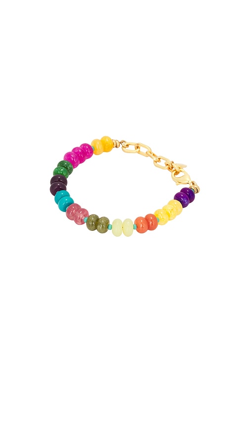 Hattie Bracelet in Pink,Yellow.