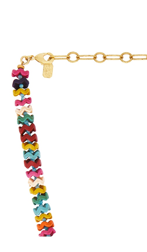  Elizabeth Cole Aroha Necklace In Blue. 