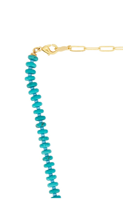  Elizabeth Cole Halskette Mit Perlen Coast In Teal. 