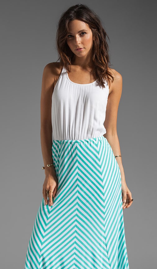 Lila Stripe Skirt Maxi