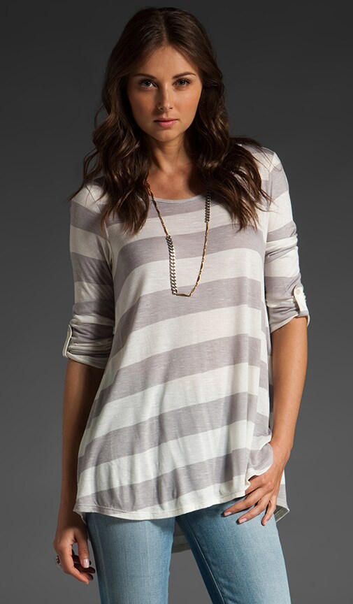 Penelope Stripe Scoop Top