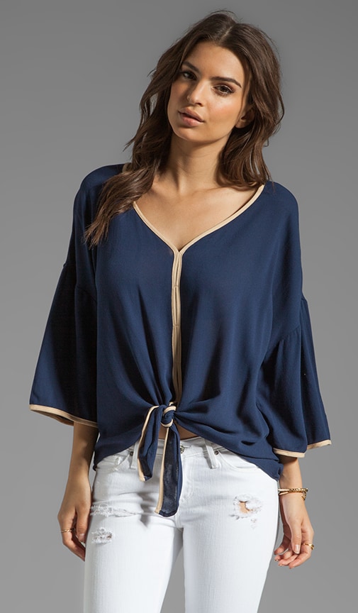 Stella Tie Front Blouse