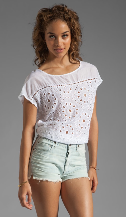 Heidi Eyelet Top