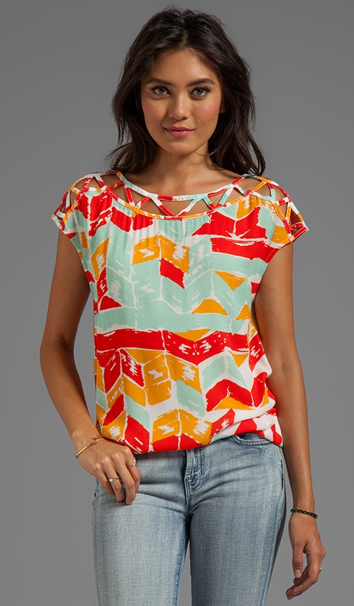 Totem Post Short Sleeve Top