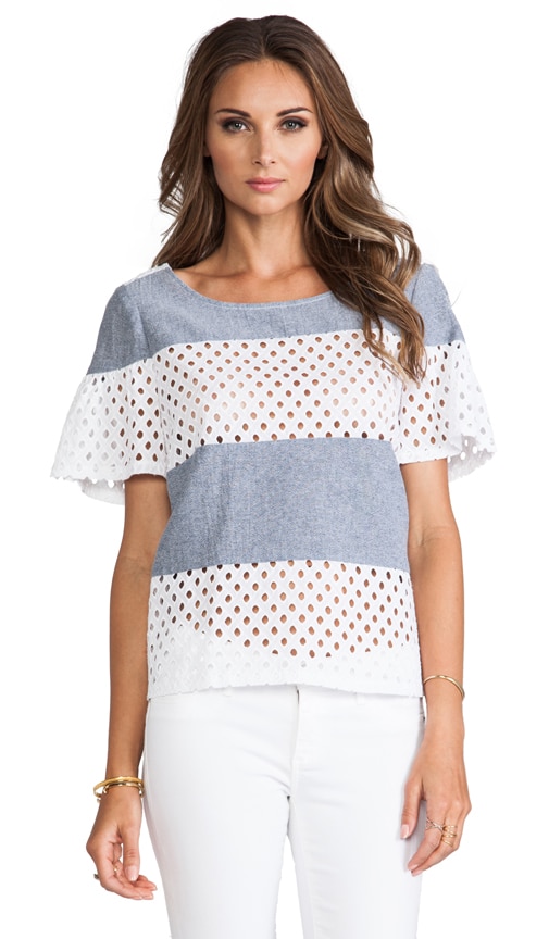 Tessa Wide Stripe Tee