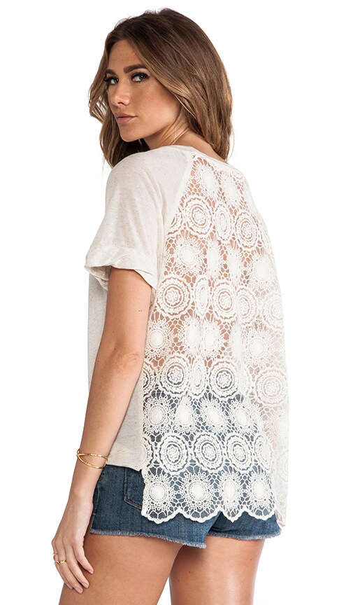 Hanalei Crochet Back Top