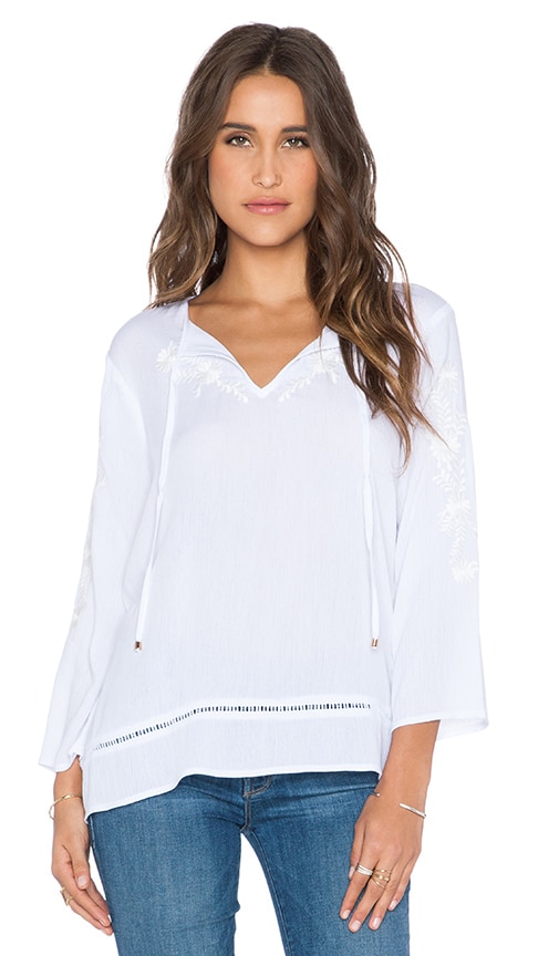 Ella Moss Rosie Top in White | REVOLVE