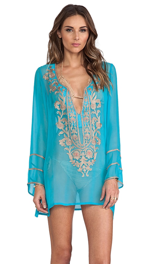 Belle Floral Long Sleeve Cover Up
