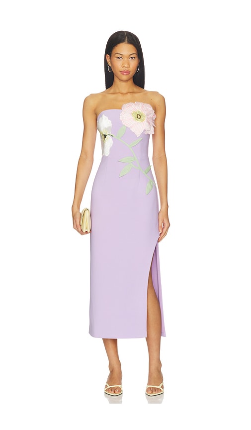 strapless open back dress Claudia Party Dress in Pink  Elliatt