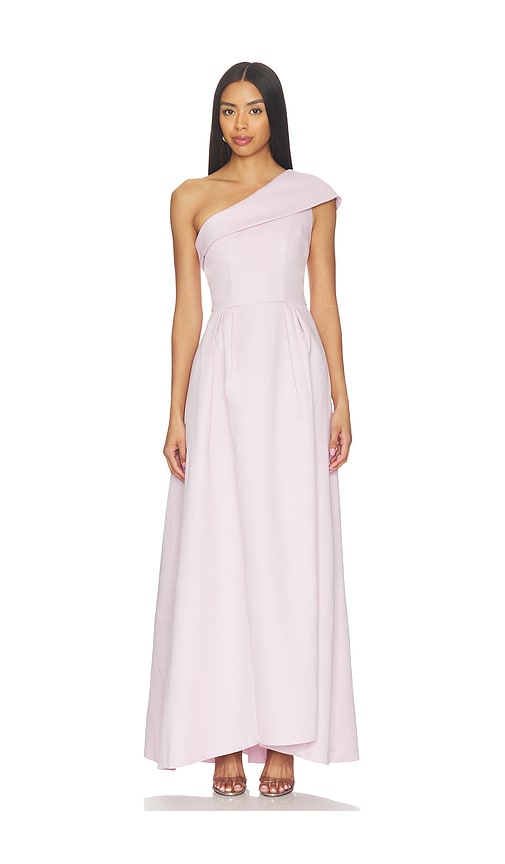 Elliatt Saphine One-shoulder Gown In Pink