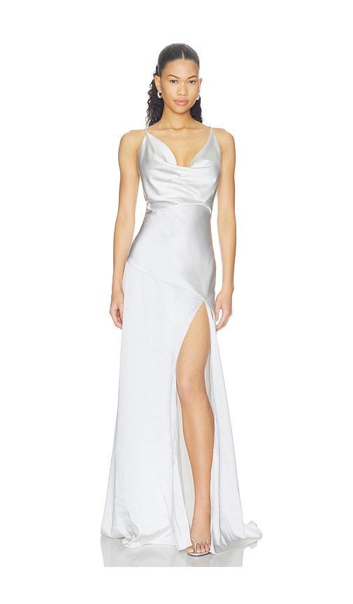 Erielle Cowl Neck Gown
